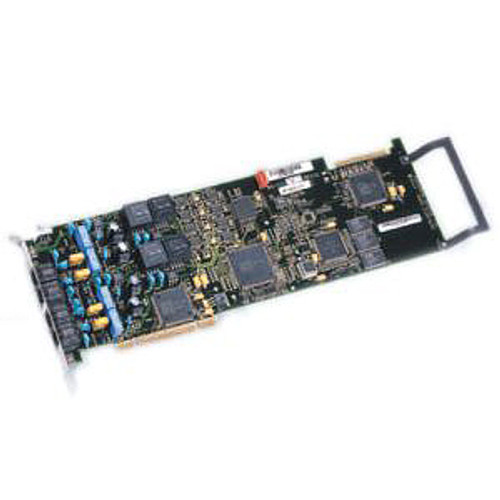 881-770 Dialogic Corporation 4-Cahannel RJ-11 Upci Analog Converged Communications Voice Processing Board