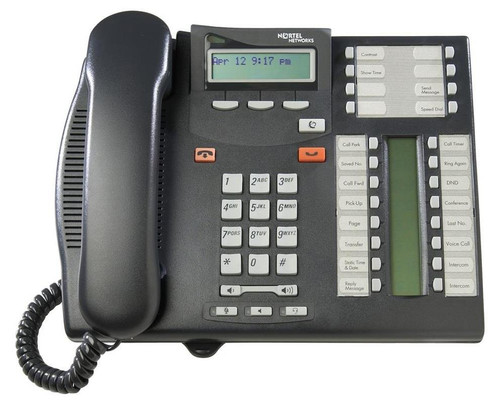 NT8B27JAAA-E6 Nortel T7316E Phone Set with Display (Charcoal) (Refurbished)