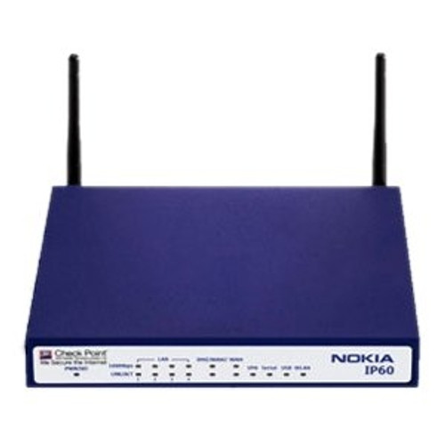 NBB2464000 Nokia IP60 Security Appliance 4 x 10/100Base-TX LAN, 1 x 10/100Base-TX WAN, 1 x 10/100Base-TX DMZ