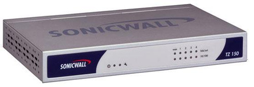 01-SSC-5810 SonicWALL TZ 150 Internet Security Appliance 1 x 10/100Base-TX WAN 4 x 10/100Base-TX LAN (Refurbished)