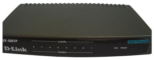 DE-808TPB D-Link 8-Port Ethernet Hub (Refurbished)