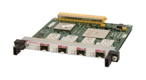 SPA-4XOC3-POS= Cisco 4-Port OC-3c/STM-1c POS Shared Port Adapter 4 x SFP Shared Port Adapter (Refurbished)
