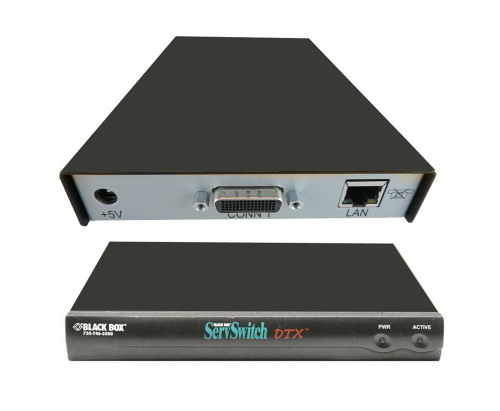 DTX5002-R Black Box ServSwitch DTX Dual-Head KVM Console 1 Computer(s) 1 User(s)