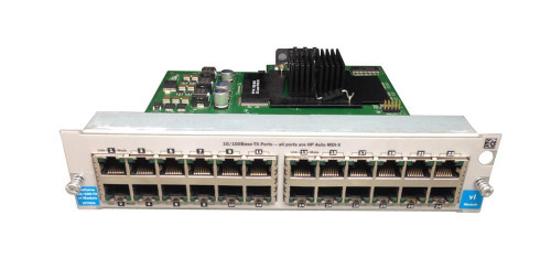 J8765-69101 HP ProCurve Switch VL 24-Ports RJ-45 10/100Base-TX Fast Ethernet Switch Module 3U (Refurbished)