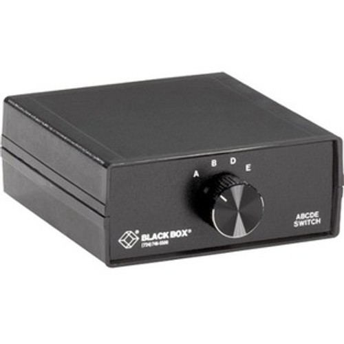 SWL037A Black Box RJ-11 Switch ABCDE (4 to 1) Chassis Style A