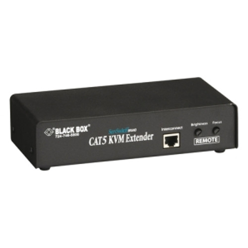 ACURA001A Black Box ServSwitch Single-Video CATx KVM Extender with Serial/Audio Standalone Remote Unit