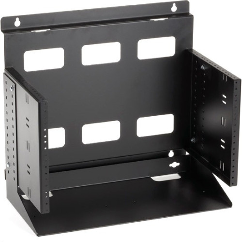 RM096A-R2 Black Box Wallmount Rack 12in with Adjustable Shelf