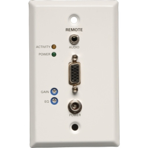 B132-100A-WP-1 Tripp Lite B132-100A-WP-1 TAA/GSA Compliant Wallplate Video Console 1 x 1 1000 ft