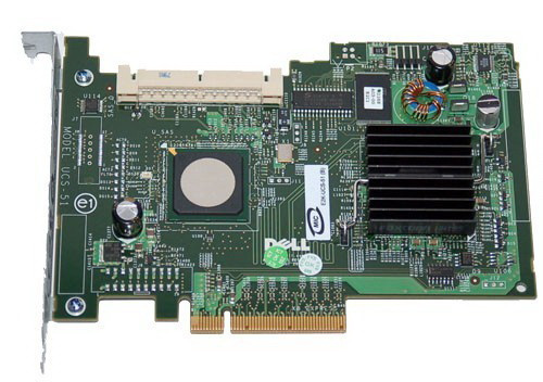 341-3903 Dell Serial Attached SCSI (SAS) 5/iR PCI Express 3 Gb/s RAID Adapter