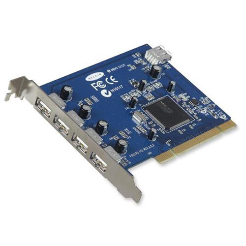 F5U220VEA1 Belkin Hi-Speed USB 2.0 5-Ports USB Adapter Internal PCI Card (Refurbished)