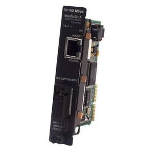 856-11924 IMC iMcV-MediaLinX Media Conversion Module 1 x RJ-45 , 1 x SC 10/100Base-TX, 100Base-FX Internal 10 km