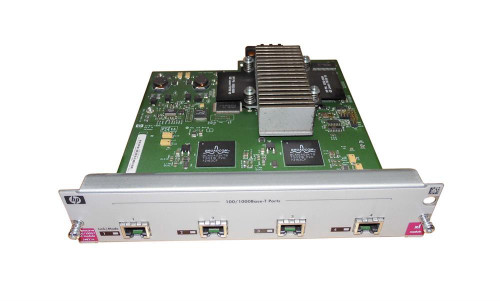 J4821AB HP ProCurve 5300xl 4-Port RJ-45 Gigabit Ethernet 100/1000Base-T Switch Expansion Module (Refurbished)