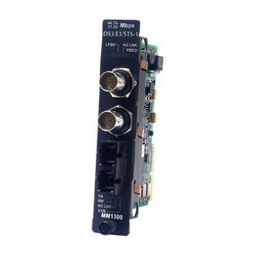 850-14302 IMC iMcV-DS3/E3/STS-1 Coax-to-Fiber Converter 1 x BNC , 1 x ST DS-3/E-3/STS-1