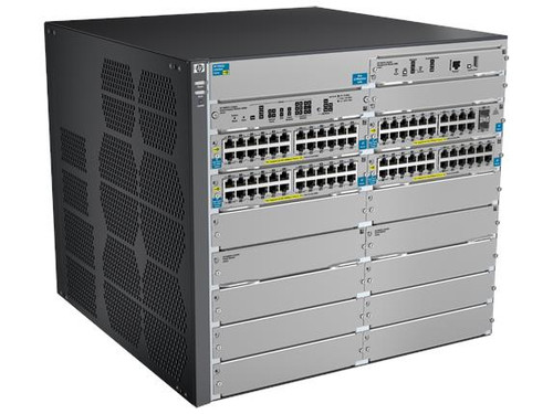 J9639A HP E8212-92G-PoE Switch Chassis Manageable 10 x Expansion Slots PoE Ports (Refurbished)