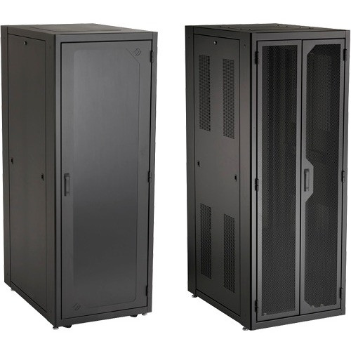 EC42U3042SMMSMNK Black Box 42U Cabinet M6 Mesh-front Rails Rack Black for Elite Server