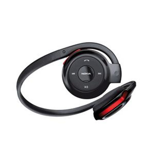 02705X6 Nokia BH-503 Wireless Stereo Headset Wireless Connectivity Stereo Behind-the-neck Black, Red