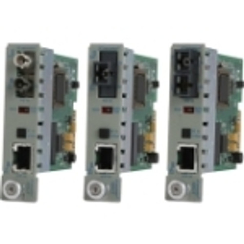 8307-3 iConverter 10Mbps Ethernet Fiber Media Converter RJ45 LC Single-Mode 120km Module 1 x 10BASE-T; 1 x 10BASE-FL; Internal Module;