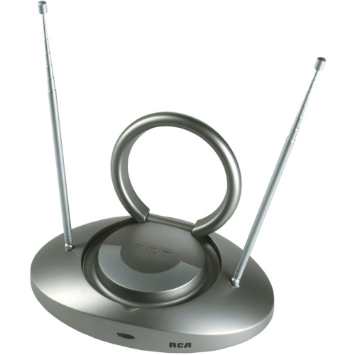 ANT301 RCA VHF/UHF/FM Amplified Indoor HDTV Antenna 10 dB