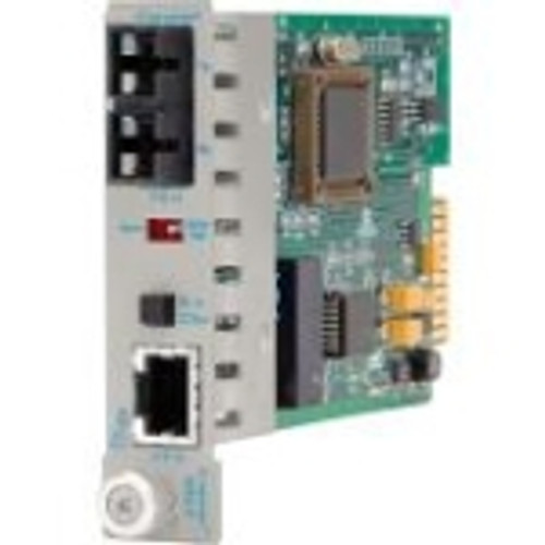 8303-3 iConverter 10Mbps Ethernet Fiber Media Converter RJ45 SC Single-Mode 120km Module 1 x 10BASE-T; 1 x 10BASE-FL; Internal Module;