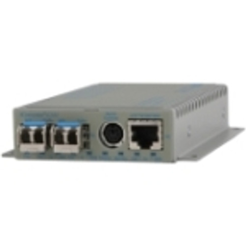 8975R-0-F Omnitron Systems iConverter GM4 Transceiver & Media Converter 1 x Network (RJ-45) 10/100/1000Base-T, 1000Base-X 2 x Expansion Slots 2 x SFP Slots