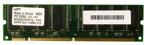 03R7891-PE Edge 256MB PC133 133MHz non-ECC Unbuffered CL3 168-Pin DIMM Memory Module