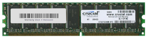 06P4056-PE Edge Memory 256MB PC3200 DDR-400MHz ECC Unbuffered CL3 184-Pin DIMM Memory Module