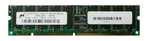 10K0022-PE Edge 512MB PC133 133MHz ECC Registered 168-Pin DIMM Memory Module