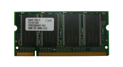 10K0030-PE Edge 256MB PC2100 DDR-266MHz non-ECC Unbuffered CL2.5 200-Pin SoDimm Memory Module