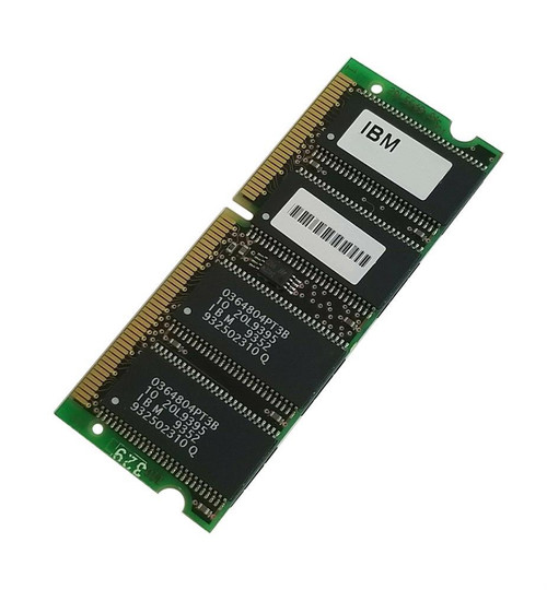 13T4644MPB-10T IBM 32MB PC66 66MHz non-ECC Unbuffered CL2 144-Pin SoDimm Memory Module