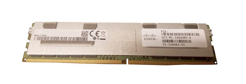 15-104063-01 Cisco 64GB PC4-19200 DDR4-2400MHz Registered ECC CL17 288-Pin Load Reduced DIMM 1.2V Quad Rank Memory Module