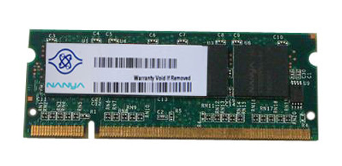 18-060004-80 Nanya 128MB PC2100 DDR-266MHz non-ECC Unbuffered CL2.5 200-Pin SoDimm Memory Module