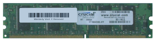 251996-B21-AA Memory Upgrades 128MB PC2100 DDR-266MHz non-ECC Unbuffered CL2.5 184-Pin DIMM 2.5V Memory Module