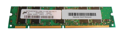 256E1333R28 Memory Upgrades 256MB PC133 133MHz ECC Registered CL3 168-Pin DIMM Memory Module