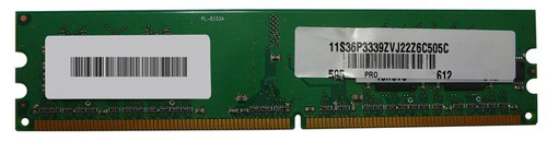 36P3339 IBM 256MB PC2-4200 DDR2-533MHz non-ECC Unbuffered CL4 240-Pin DIMM Memory Module