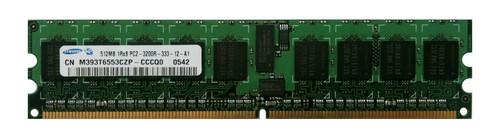 38L5091-PE Edge Memory 512MB PC2-3200 DDR2-400MHz ECC Registered CL3 240-Pin DIMM Single Rank Memory Module