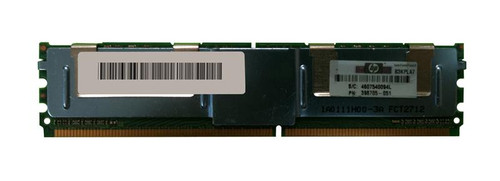 398705-051-3 HP 512MB PC2-5300 DDR2-667MHz ECC Fully Buffered CL5 240-Pin DIMM Single Rank Memory Module for ProLiant Servers