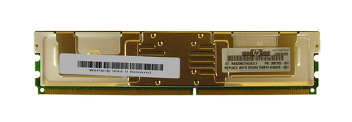 416470-001-08 HP 512MB PC2-5300 DDR2-667MHz ECC Fully Buffered CL5 240-Pin DIMM Single Rank Memory Module for ProLiant Servers