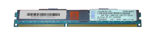 46C056801 IBM 8GB PC3-10600 DDR3-1333MHz ECC Registered CL9 240-Pin DIMM Very Low Profile (VLP) 1.35V Low Voltage Dual Rank x4 Memory Module