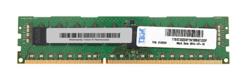47J0224 IBM 8GB PC3-12800 DDR3-1600MHz ECC Registered CL11 240-Pin DIMM 1.35V Low Voltage Dual Rank Memory Module