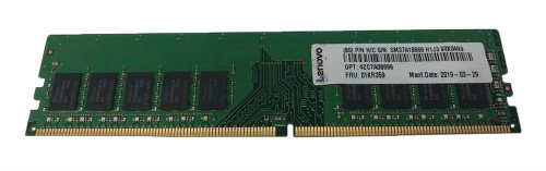 4ZC7A08696-A1 Lenovo 8GB PC4-21300 DDR4-2666MHz ECC Unbuffered CL19 288-Pin DIMM 1.2V Single Rank Memory Module