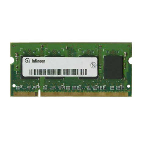 512MB-PC5300-200-PIN Infineon 512MB PC2-5300 DDR2-667 non-ECC Unbuffered CL5 SoDimm Dual Rank Memory Module