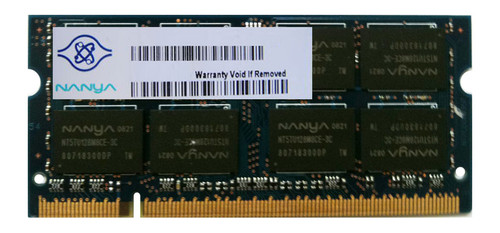 612137W1BF Nanya 512MB PC2-4200 DDR2-533MHZ non-ECC Unbuffered CL4-4-4 200-Pin SoDimm Memory Module