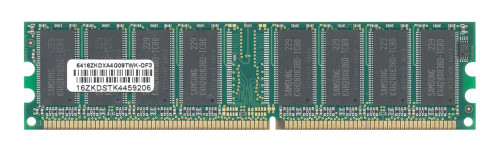6416ZKDXA4G09TWK-OF3 PNY 128MB PC2100 DDR-266MHz non-ECC Unbuffered CL2.5 184-Pin DIMM 2.5V Memory Module