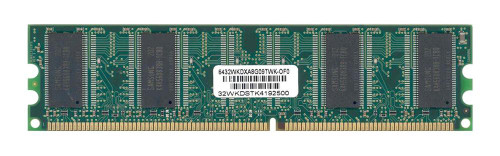 6432WKDXA8G09TWK-OF0 PNY 256MB PC2100 DDR-266MHz non-ECC Unbuffered CL2.5 184-Pin DIMM 2.5V Memory Module