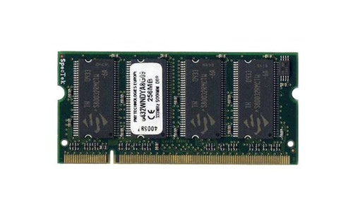 6432WNDXA8G09 Pny 256MB PC2700 DDR-333MHz non-ECC Unbuffered CL2.5 184-Pin DIMM Memory Module