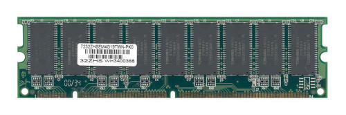 7232ZHSEM4G19TWN-PK0 PNY 256MB PC133 133MHz ECC Unbuffered CL3 168-Pin DIMM Memory Module