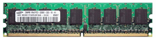 73P3524-PE Edge 512MB Kit (2 X 256MB) PC2-3200 DDR2-400MHz ECC Unbuffered CL3 240-Pin DIMM Memory
