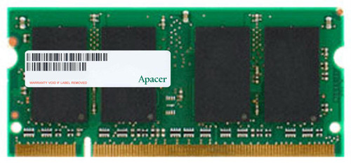 75.963AT.G020C Apacer 512MB PC3200 DDR-400MHz non-ECC Unbuffered CL3 200-Pin SoDimm 2.5V Single Rank Memory Module
