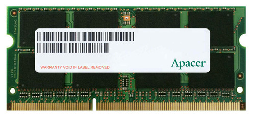 75.C93E2.G040B Apacer 8GB PC3-12800 DDR3-1600MHz non-ECC Unbuffered CL11 204-Pin SoDimm 1.35V Low Voltage Dual Rank Memory Module