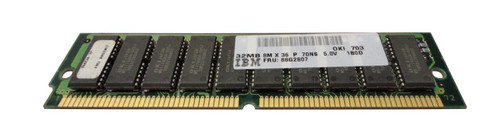 88G2807 IBM 32MB 70ns 72-Pin SIMM Memory Module
